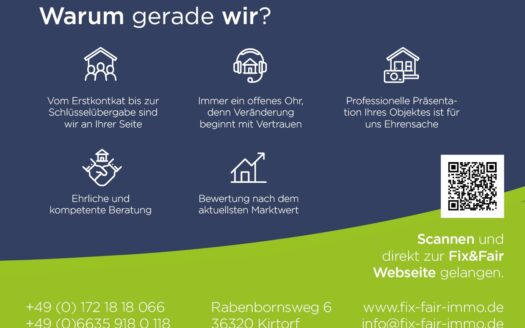 3 ZKB in Kirtorf mit EBK und Balkon