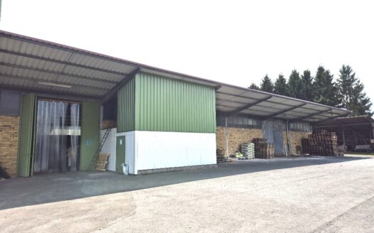 Gewerbeimmobilie – Halle –  Wohnhaus  – Büro und vielseitige Lagerflächen in Zell (Romrod)