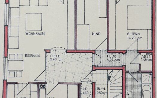 Großzügige 4-Zimmer-Wohnung mit Sonnenbalkon und Weitblick