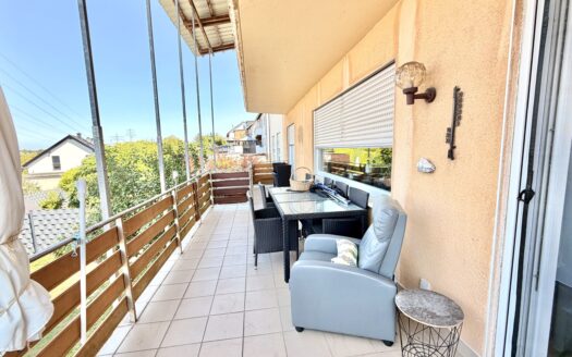 Erdgeschosswohnung m großem Balkon in Püttlingen-Köllerbach