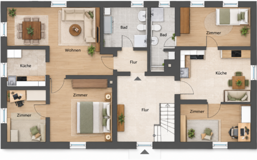 Großzügiger Bungalow und ein historisches Fachwerkhaus mit ca. 1.880 m² Grundstück